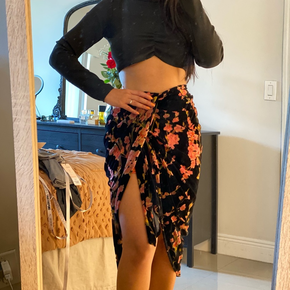 House of CB high slit skirt